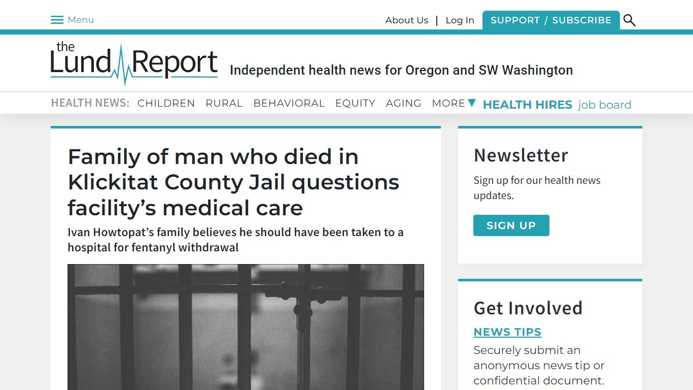 Family of man who died in Klickitat County Jail questions facility’s ...